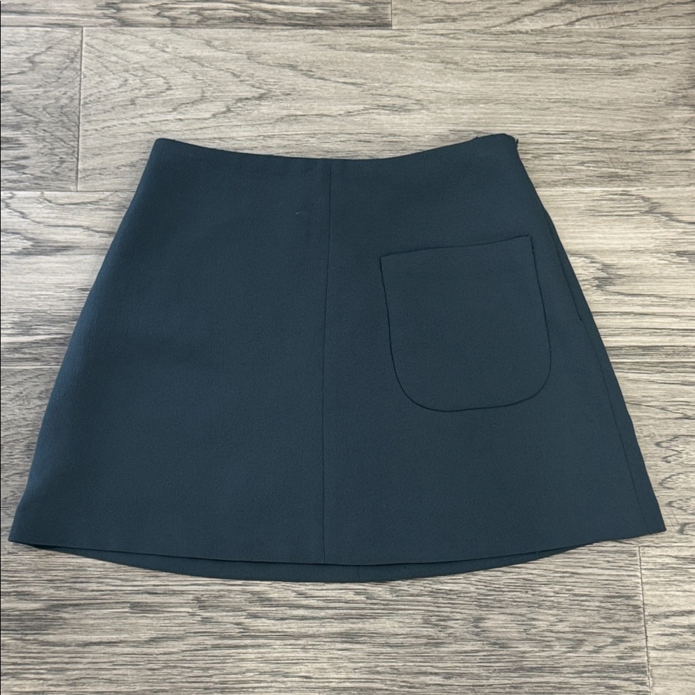 Wilfred Navy A-Line Skirt